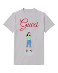 Light Gray Nani Standing Casually Graphic T-Shirt - front product view