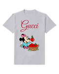 Light Gray Mouse Apple Harvest Graphic T-Shirt - front product view