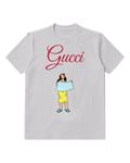 Light Gray Nani Holds Light Blue Cloth Graphic T-Shirt - front product view