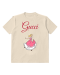 Ivory Cinderella In Dancing Pose Pink Gown Graphic T-Shirt - front product view