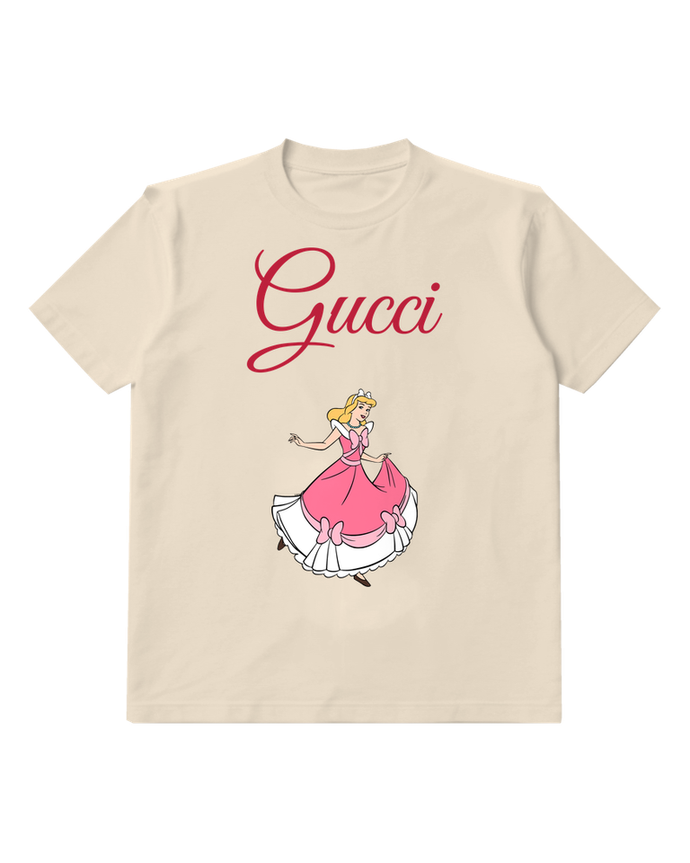 Ivory Cinderella In Dancing Pose Pink Gown Graphic T-Shirt - front product view