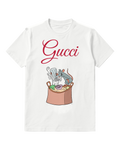 White Rat Cooking Pot Graphic T-Shirt - front product view