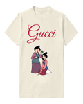 Ivory Mulan And Her Mother With A Flower Graphic T-Shirt - front product view