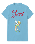 Sky Blue Blonde Fairy Hands On Hips Graphic T-Shirt - front product view