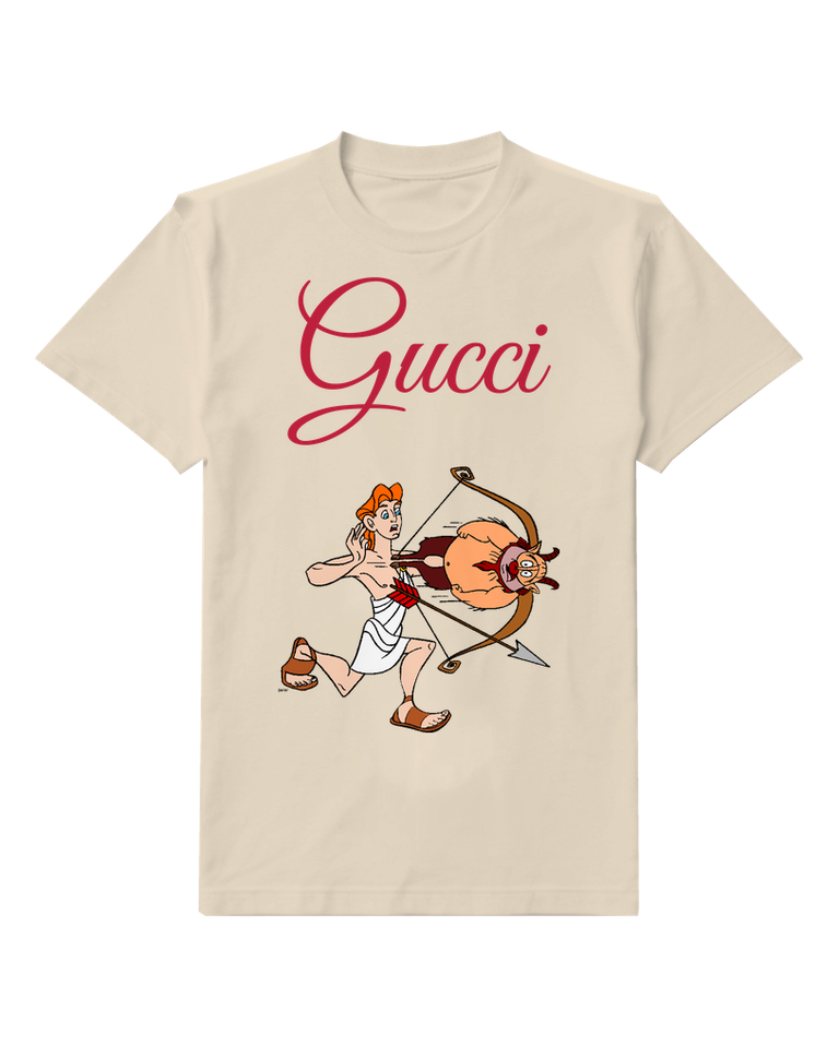Ivory Hercules Arching Bow At Target Graphic T-Shirt - front product view