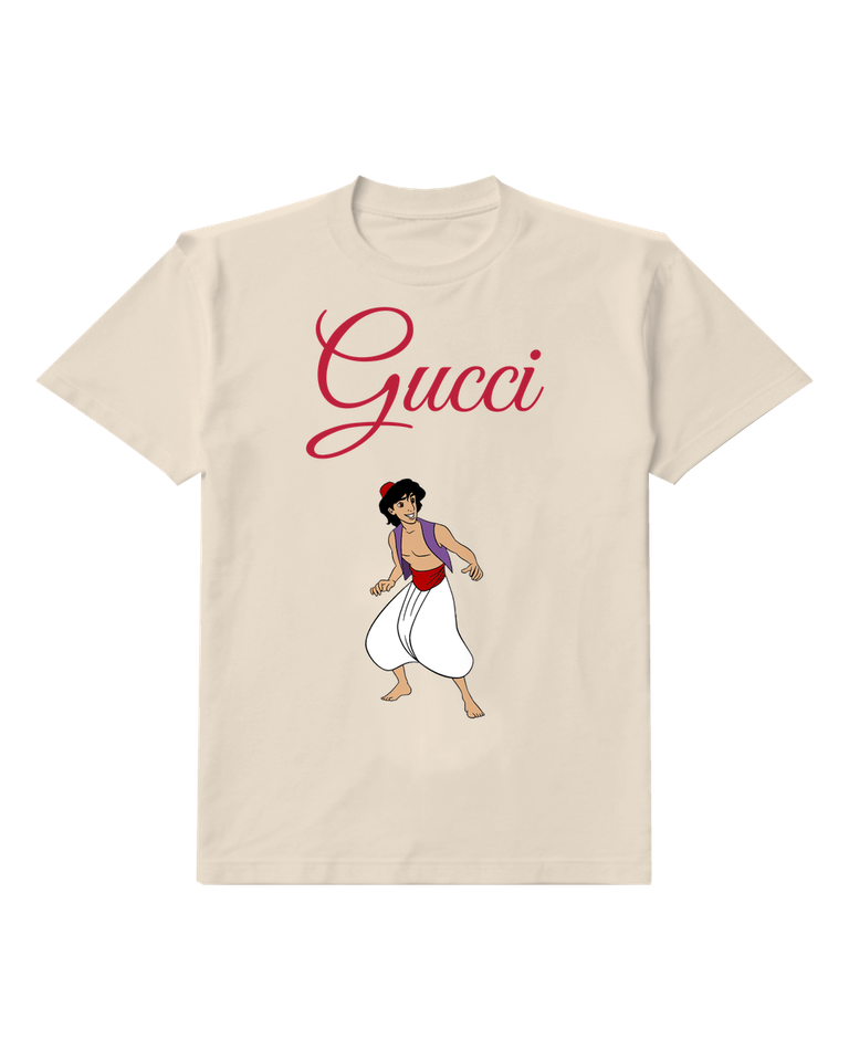 Ivory Aladdin Dancing In Traditional Attire Graphic T-Shirt - front product view