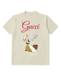 Ivory Cinderella Kneels Bubbles Float Above Graphic T-Shirt - front product view