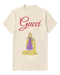 Ivory Standing Princess Long Hair Loops Graphic T-Shirt - front product view