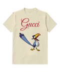 Ivory Long Tail Hornbill Graphic T-Shirt - front product view