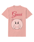 Blush Pink Tsum Tsum Pig Character Graphic T-Shirt - front product view