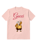 Blush Pink Dapper Maurice Cheering Arm Raised Graphic T-Shirt - front product view
