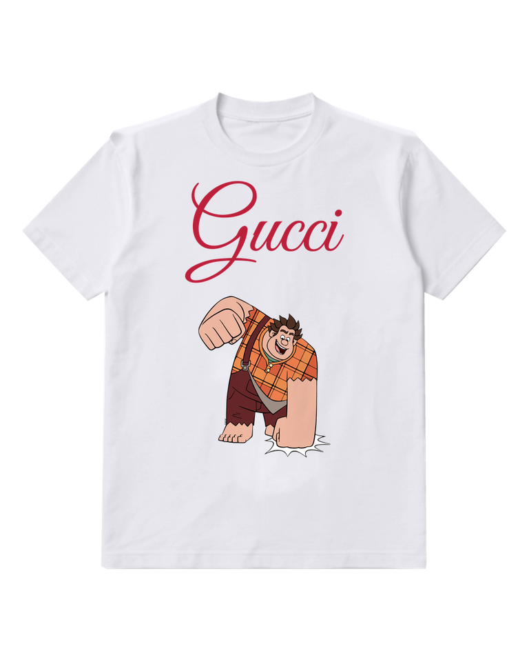 White Ralph Slams Fist Down Graphic T-Shirt - front product view